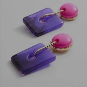 Resin Drop Earrings